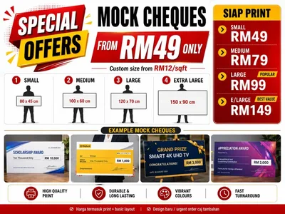 Mock Cheque