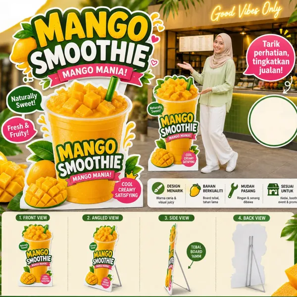 Menu Standee Premium