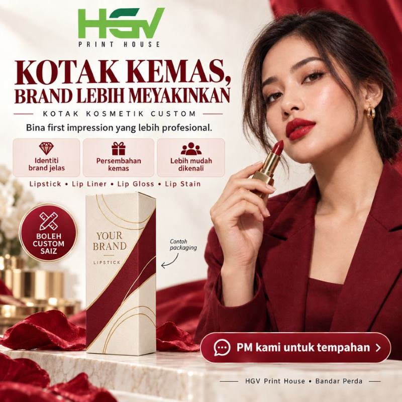 Kotak Lipstick Liner Gloss Stain - produk cantik, kotak pun kena cantik