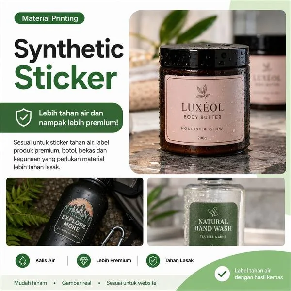 Synthetic Sticker